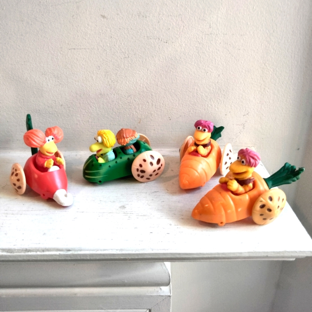 Vintage Fraggle Rock 4 piece McDonalds toys